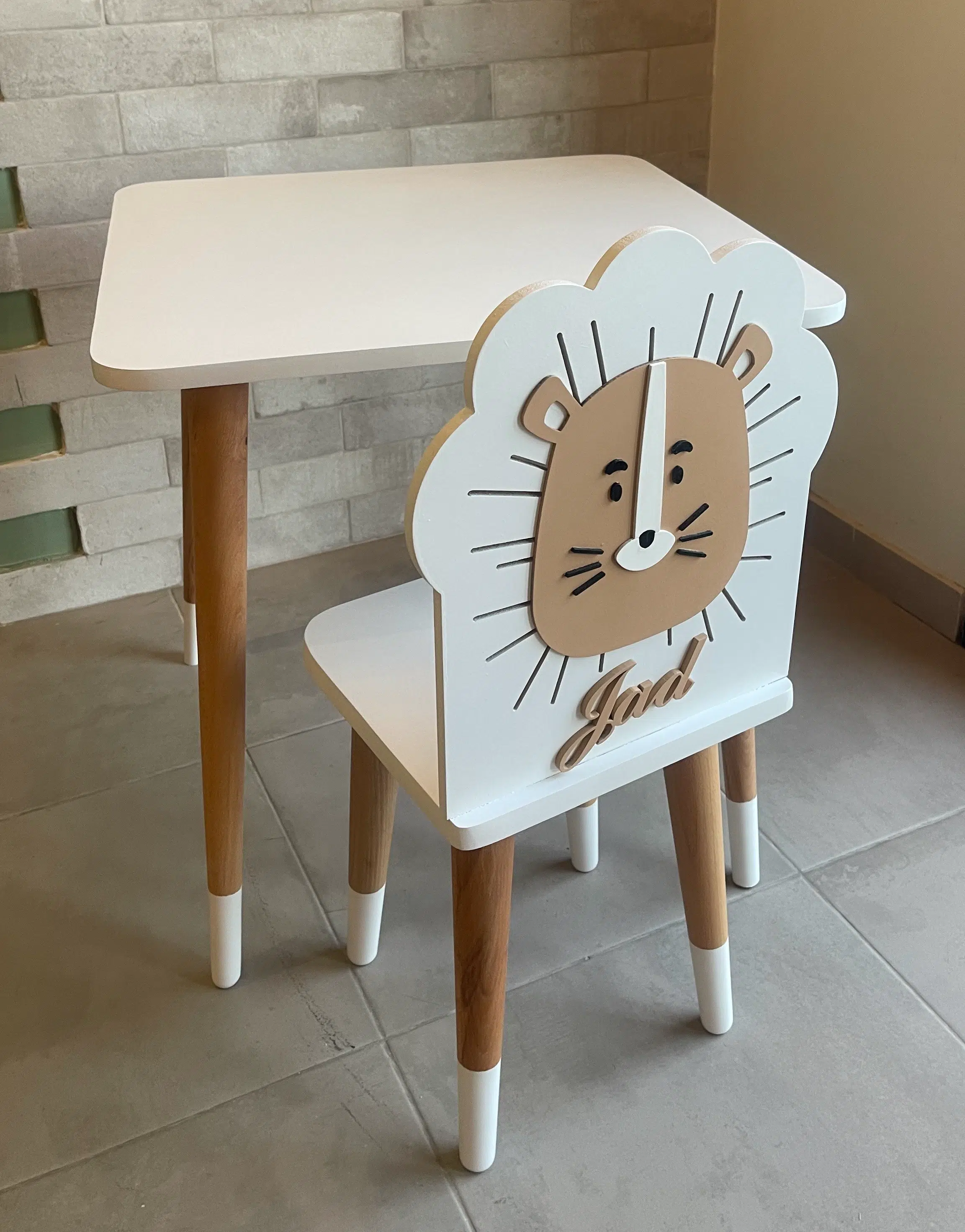 Table + Chaise Enfant Personnalisée (3-7 ans)