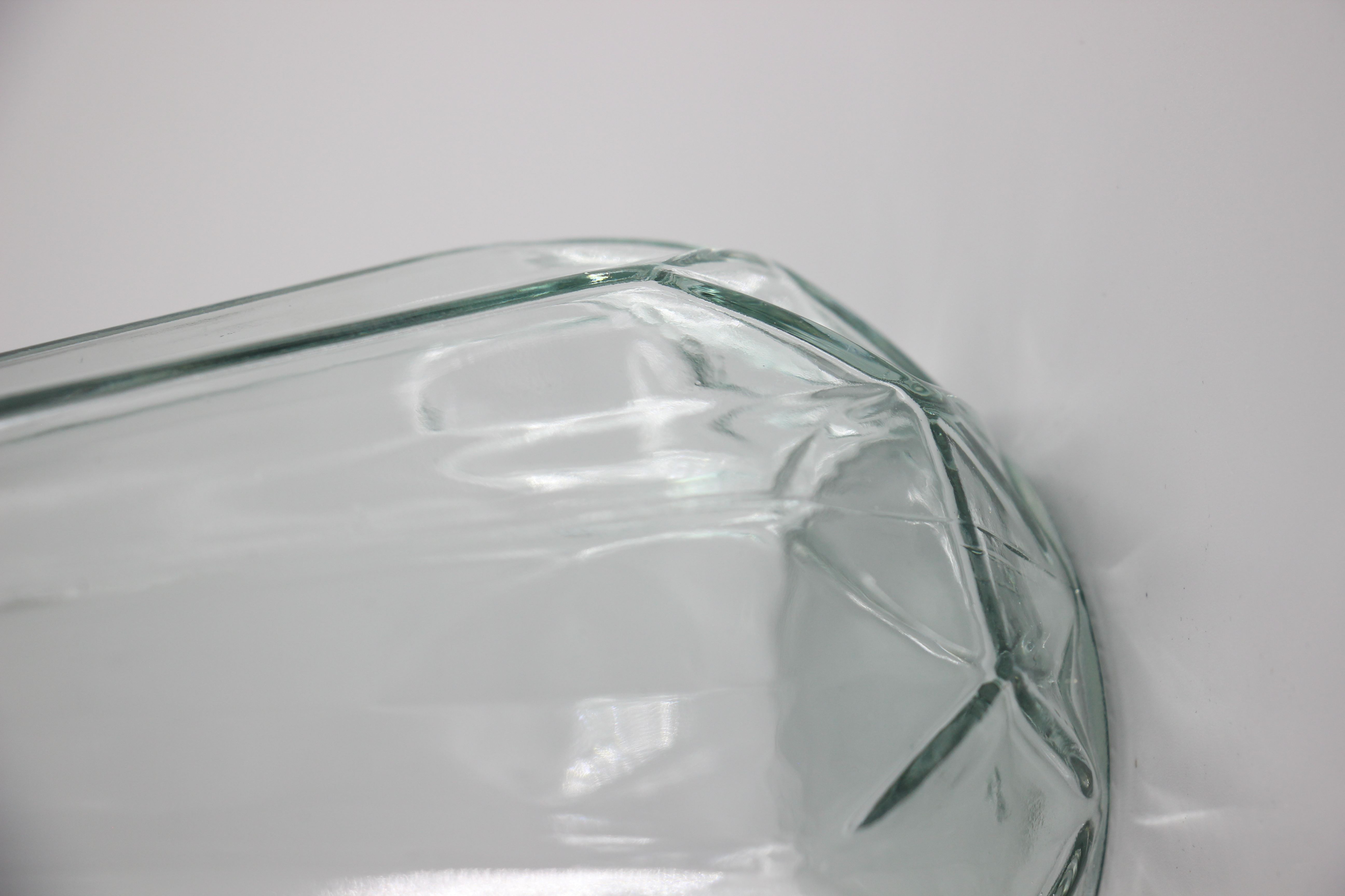 Pot en verre bocal dore
