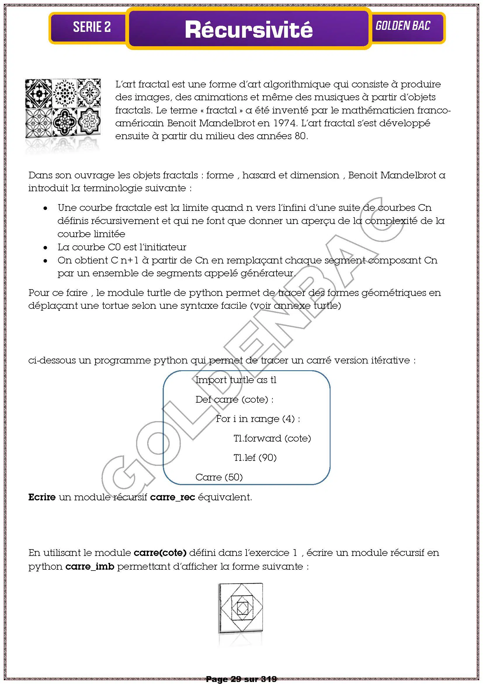 ALGO/PROG+STI - TOUTE LANNEE - BAC SC.INFO