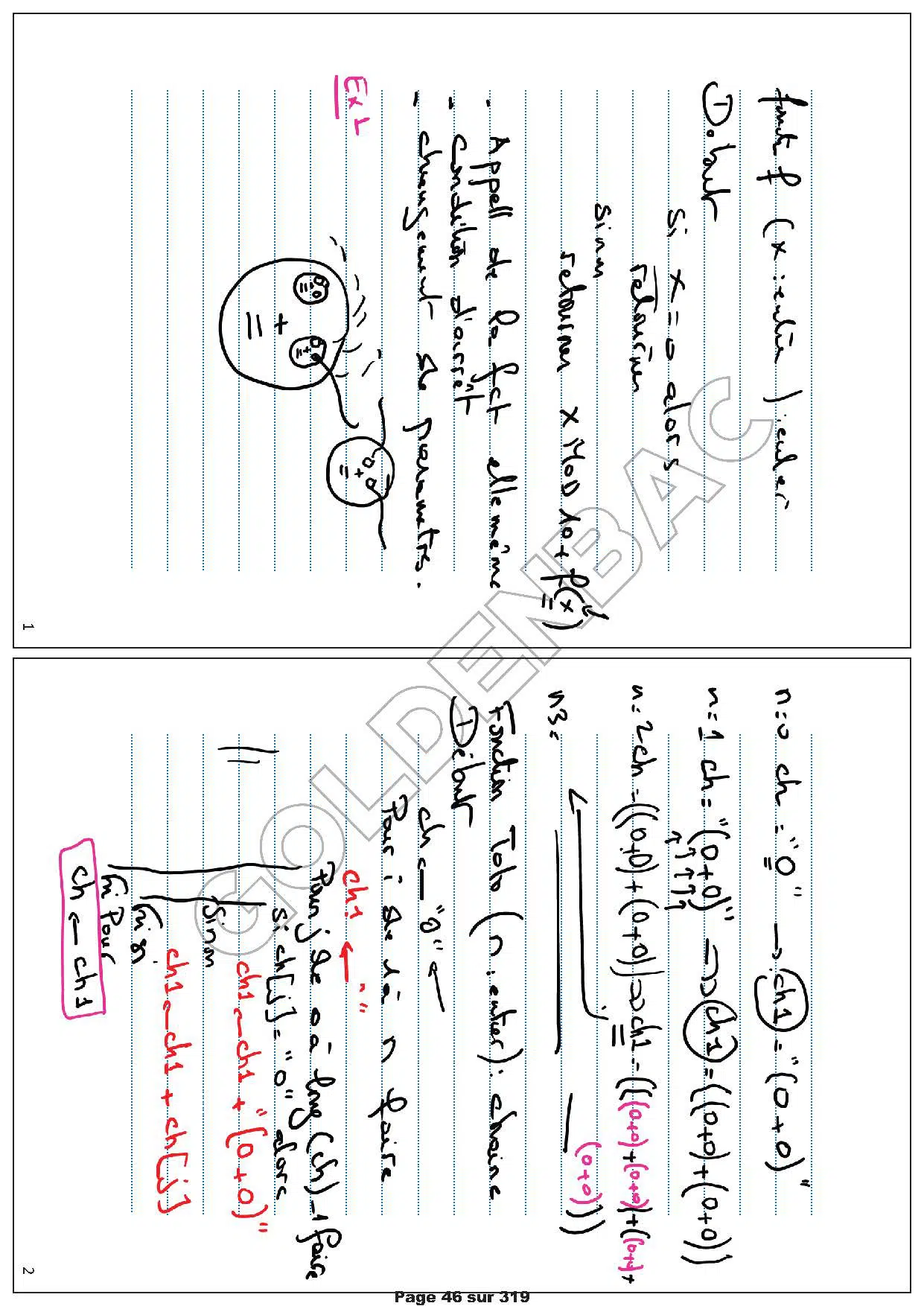 ALGO/PROG+STI - TOUTE LANNEE - BAC SC.INFO