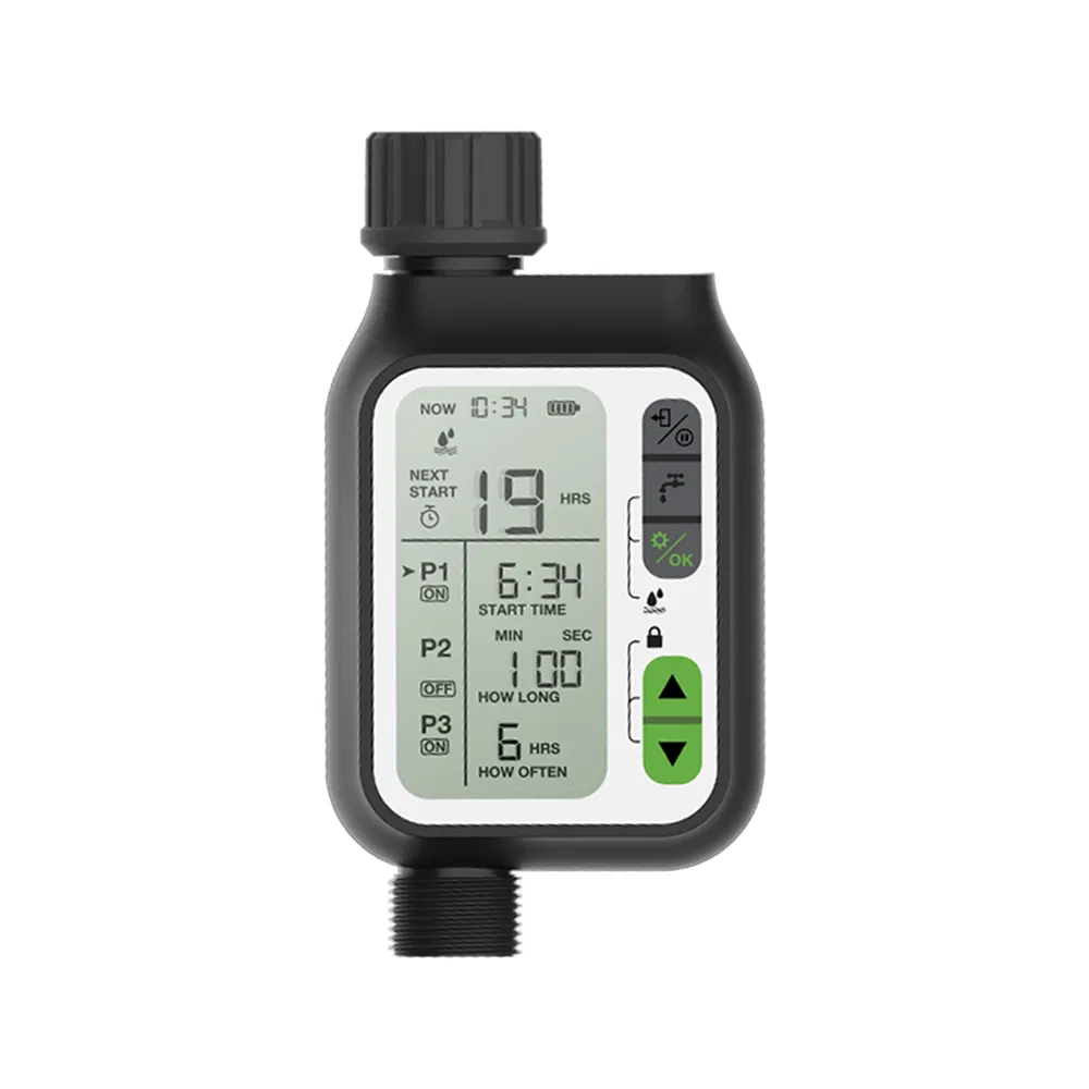 Programmateur d’Arrosage Intelligent avec Capteur de Pluie – 3 Programmes & Écran LCD