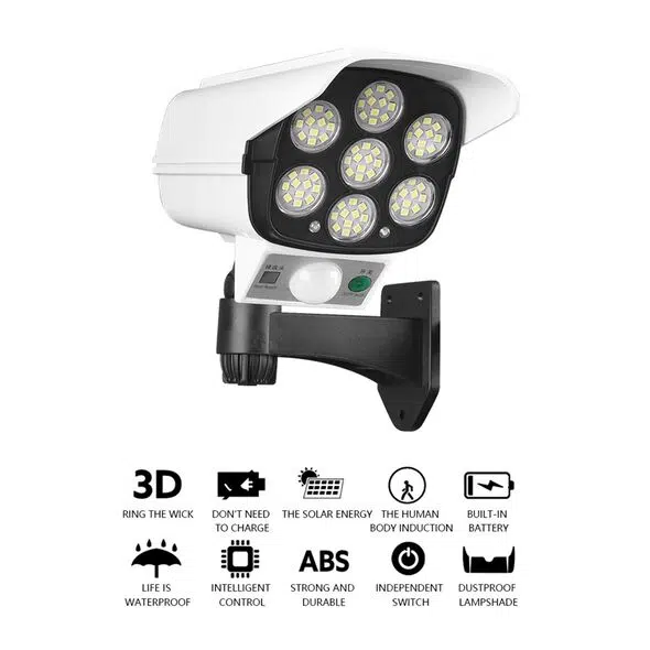 Lampe solaire fausse camera|مصباح الطاقة الشمسية على شكل كاميرا