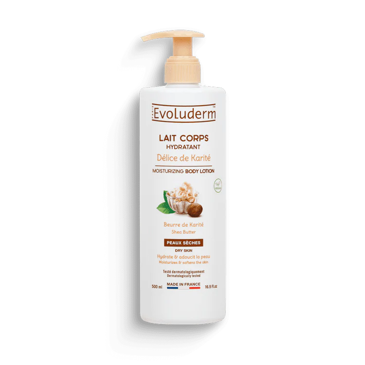 Evoluderm - Lait Corps Hydratant Délice de Karité 500 ml