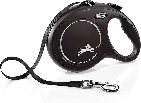 Laisse flexi new classic cord XS 3m noir FLEXI