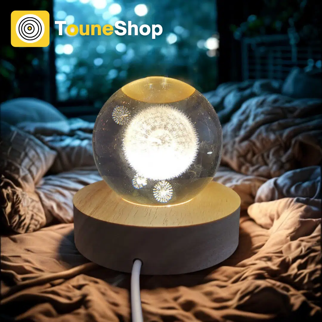 Crystal ball lamp