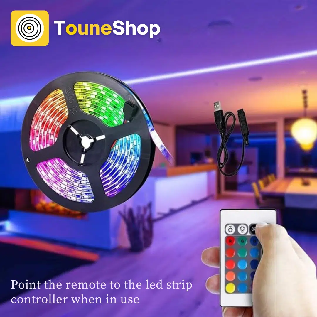 12V LED Light Strip RGB - 5 meters
