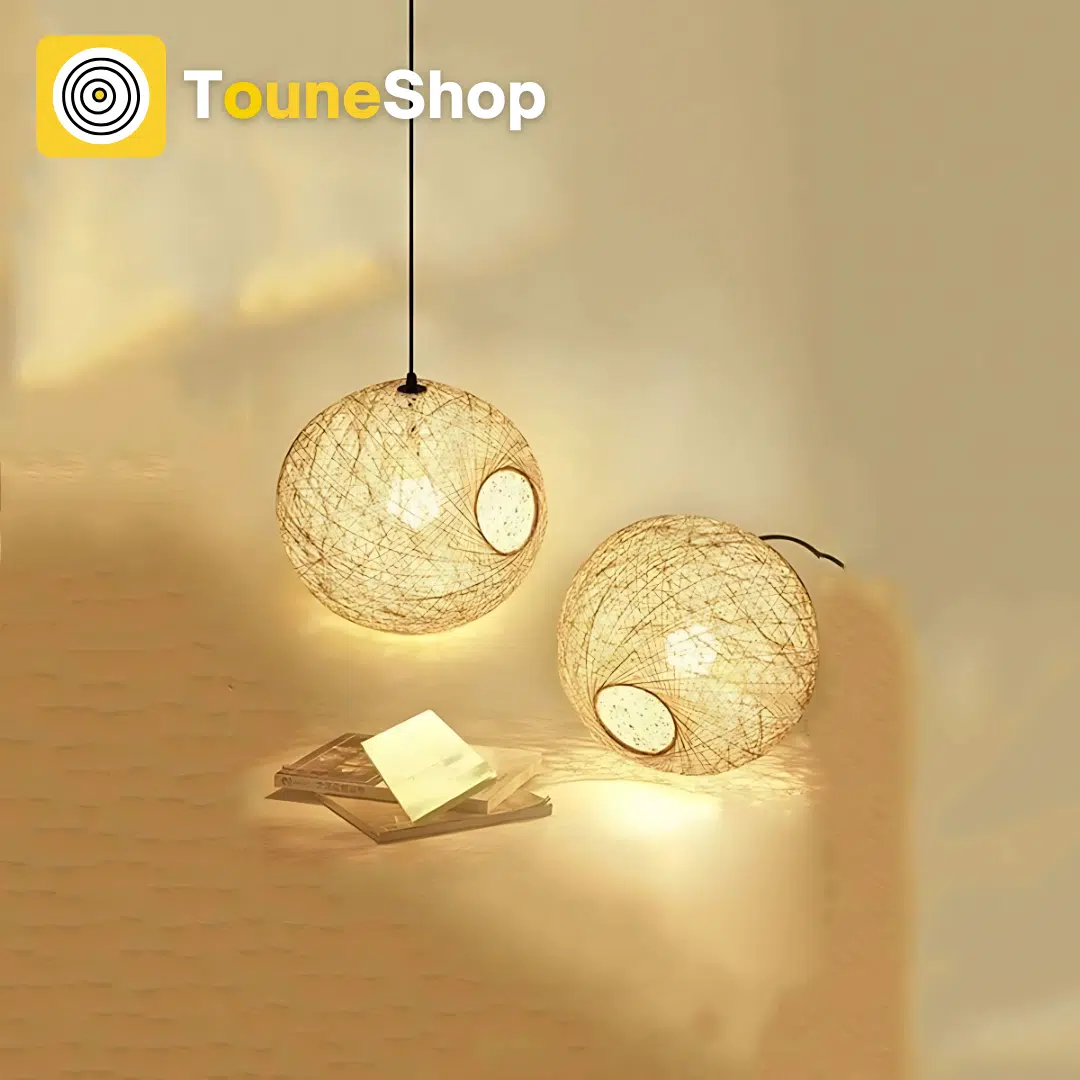 Lustre Bar, Café, Chambre, Restaurant en Rotin naturel (NATUREL)