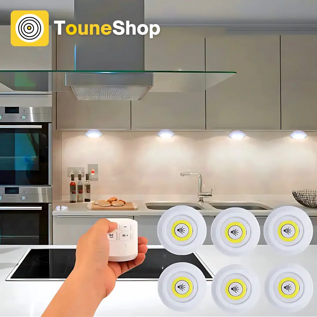 3 LED COB Night Lights + Smart Wireless Remote Control