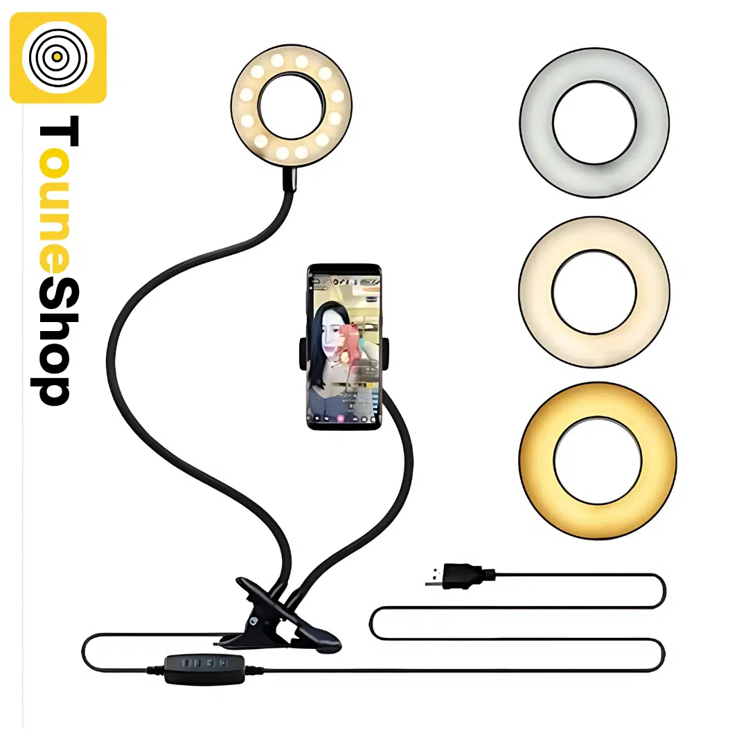 Ring Light Selfi Support Flexible DeTelephone Anneau lumineux LED