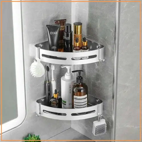 Organisateur Pour coin de douche - Lot 2 Etageres