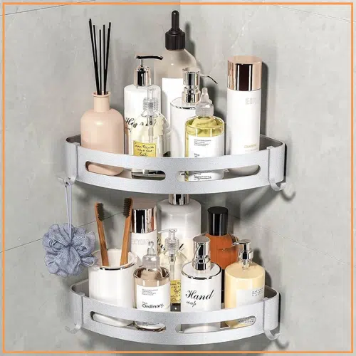 Organisateur Pour coin de douche - Lot 2 Etageres