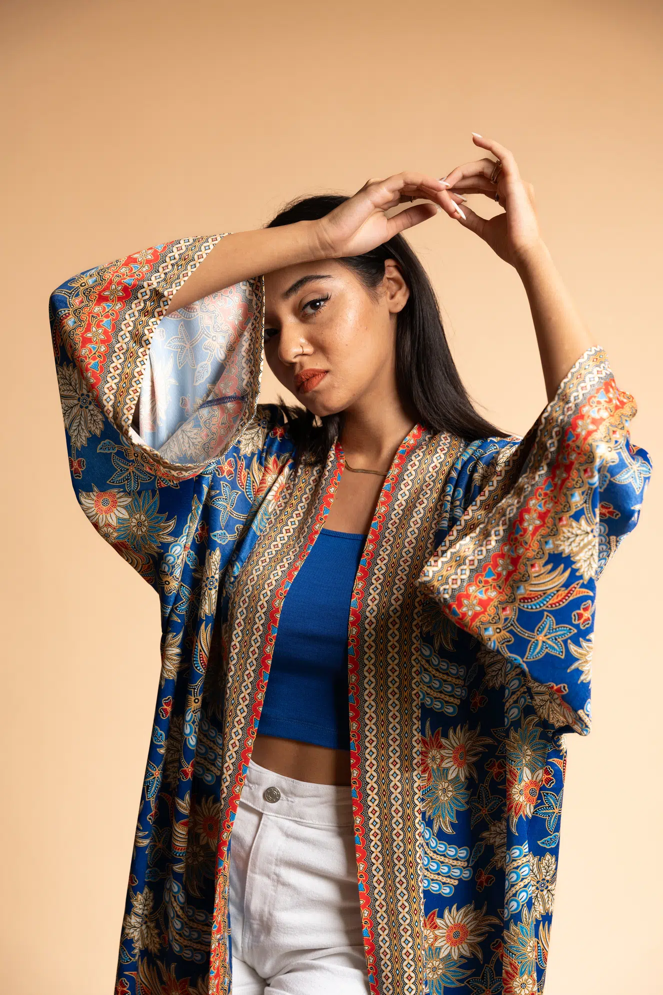 Kimono Long - Sapphire