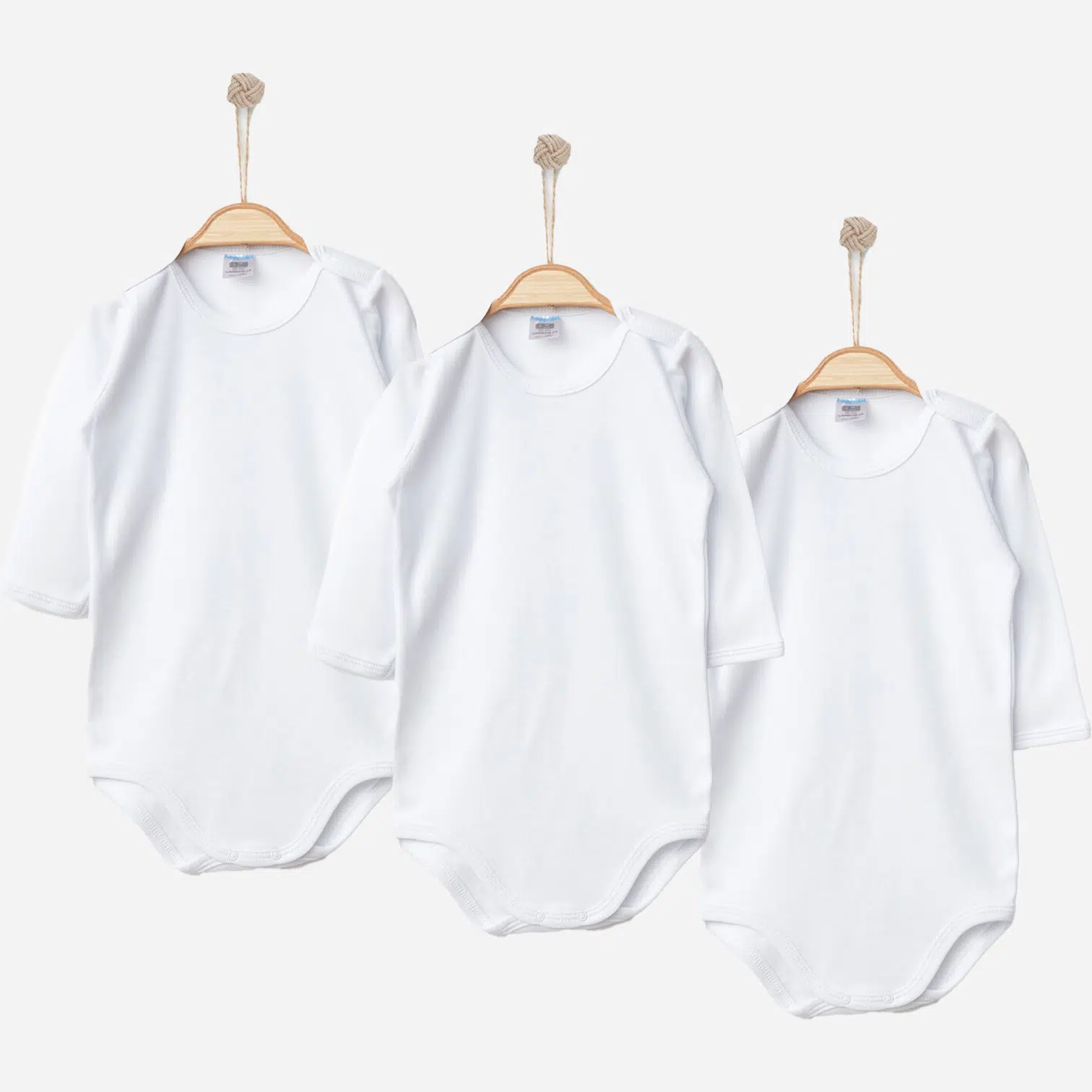 Lot de 3 Body Bébé 0-3 Mois - Manches Longues