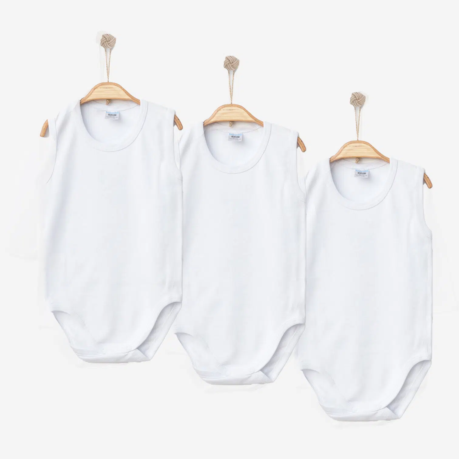Lot de 3 Body Bébé 0-3 Mois - Sans Manches