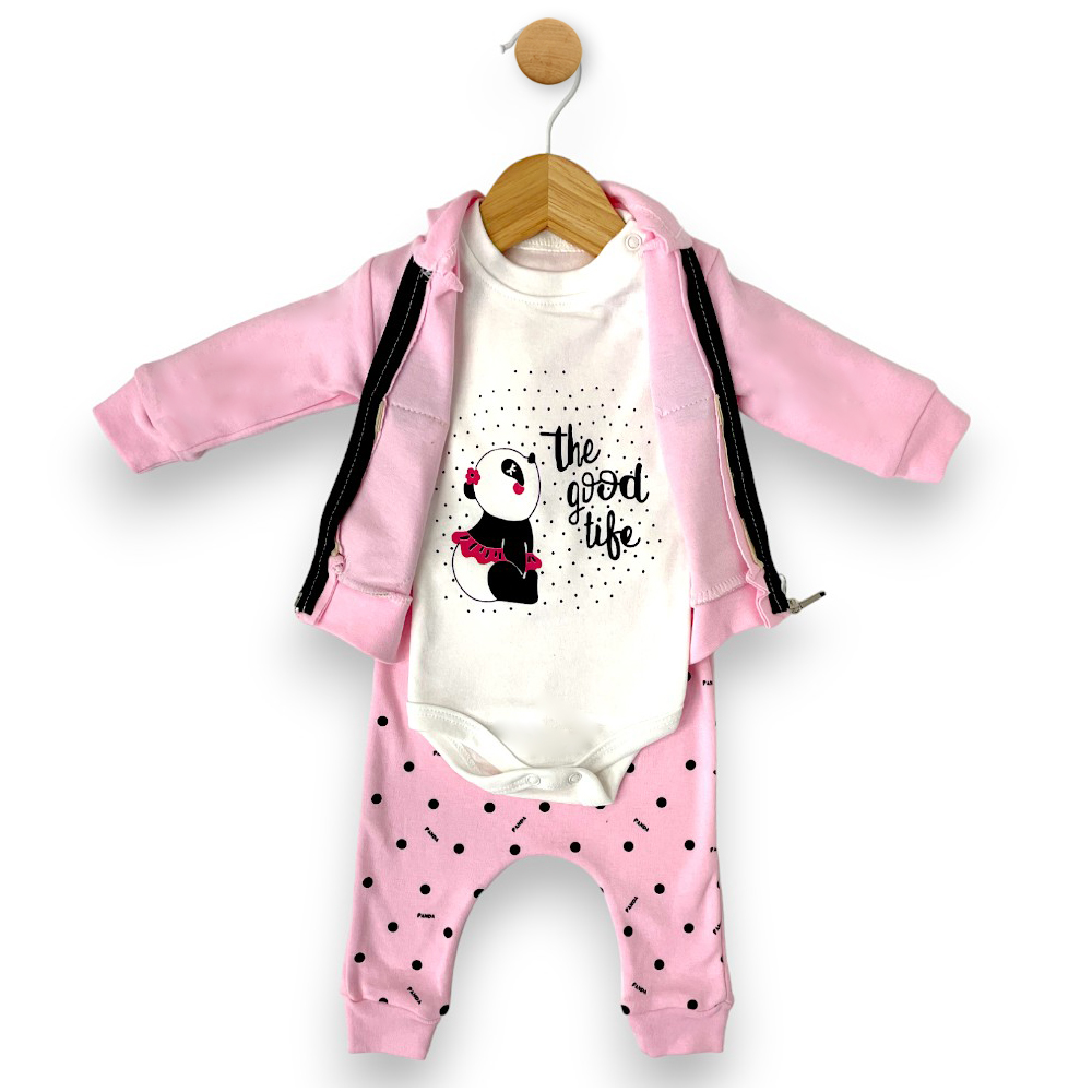 Ensemble Cute Panda 0-3 mois