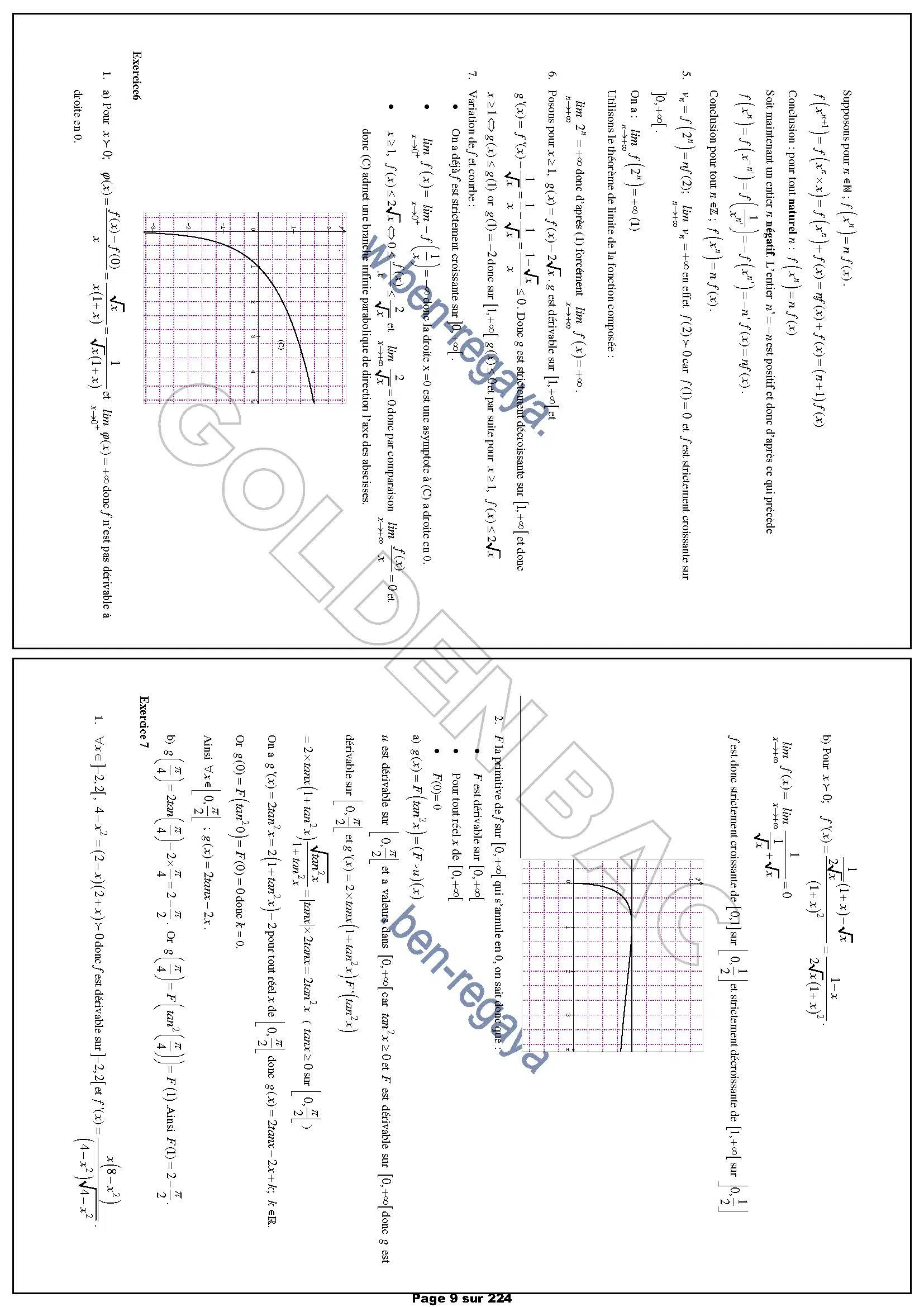 MATHEMATIQUES - 2EME & 3EME TRIMESTRE - BAC SC.TEC