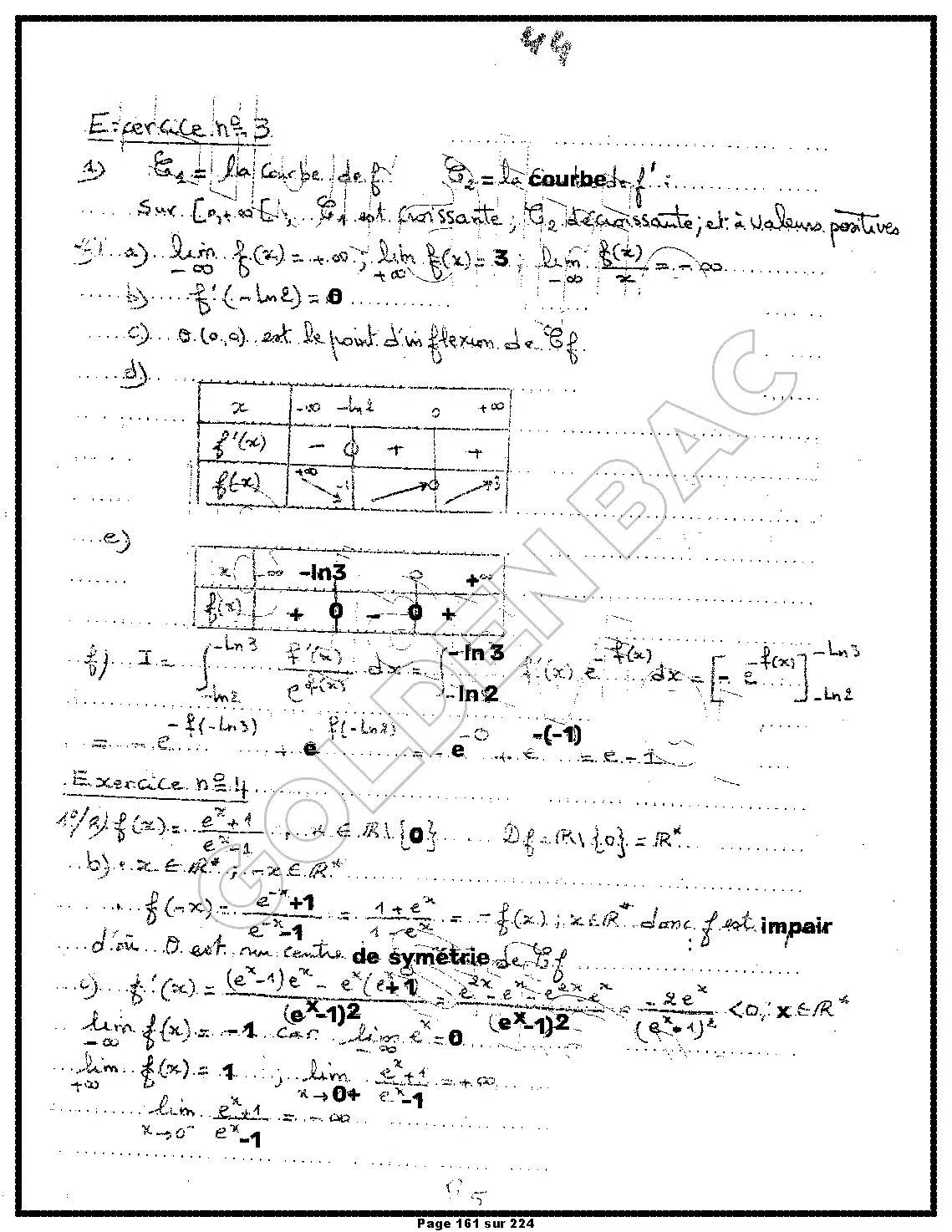 MATHEMATIQUES - 2EME & 3EME TRIMESTRE - BAC SC.TEC
