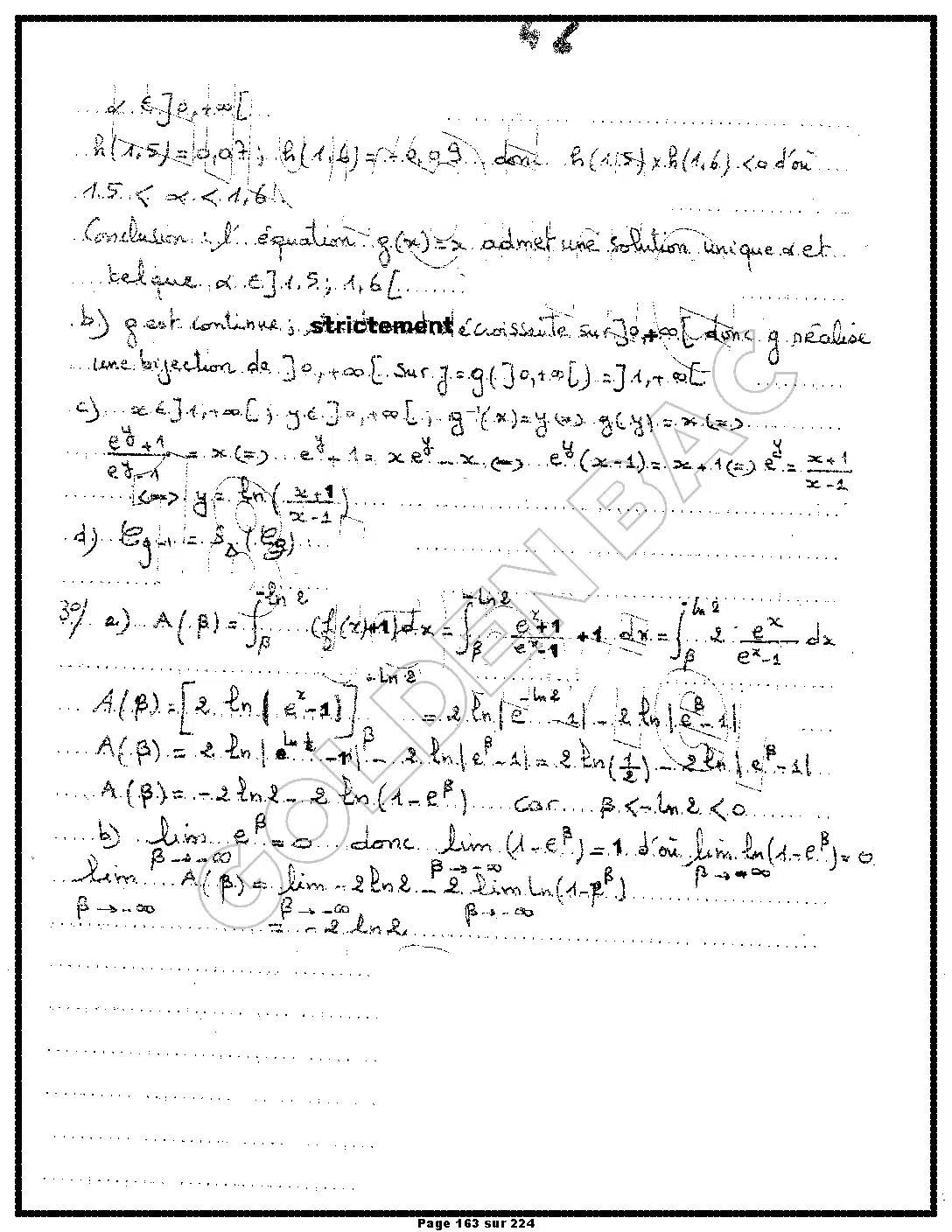 MATHEMATIQUES - 2EME & 3EME TRIMESTRE - BAC SC.TEC
