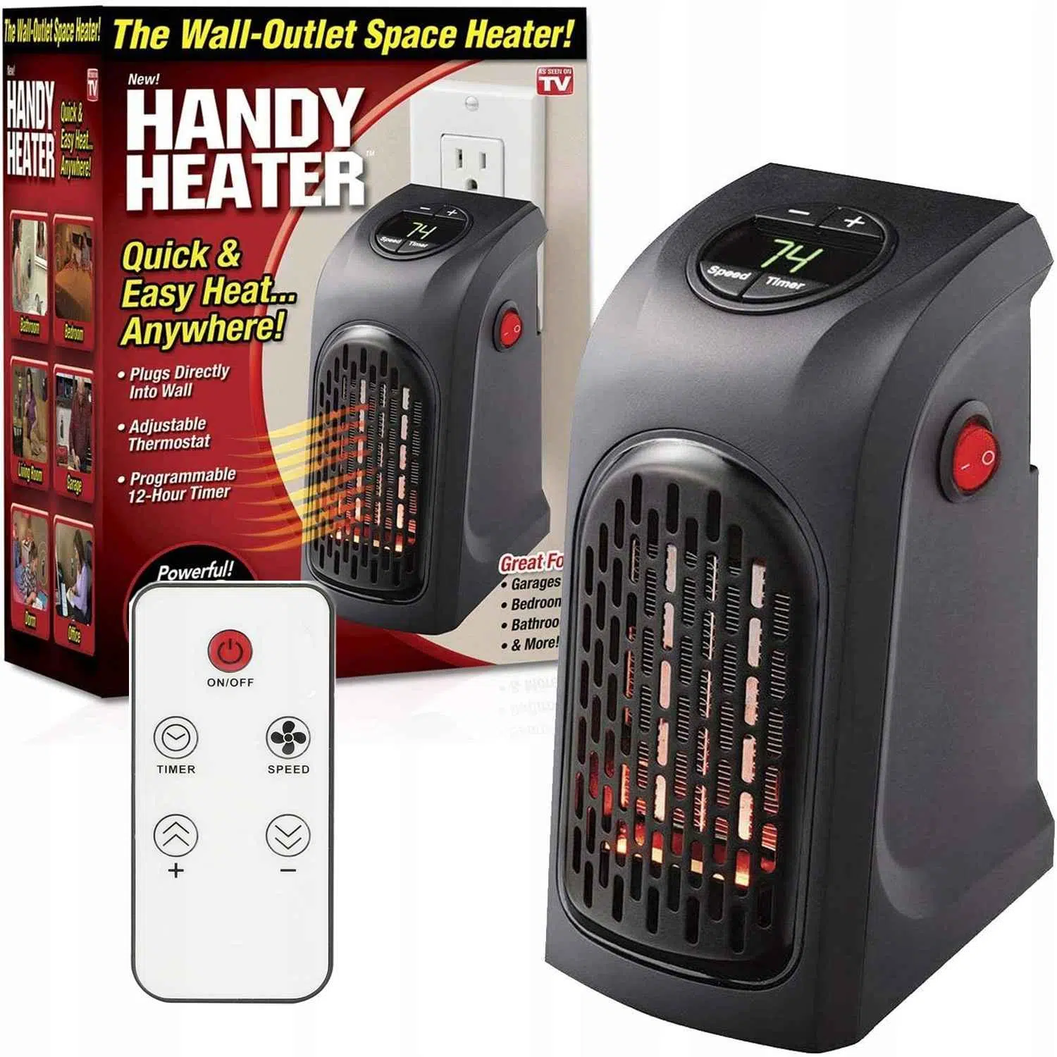 Mini Chauffage portable 400W | المدفأة العصرية
