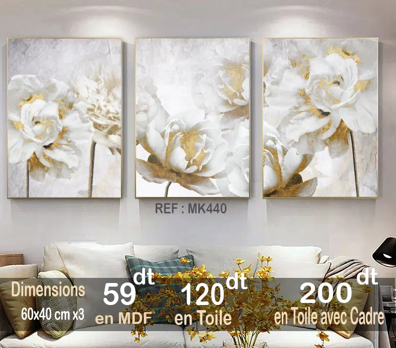 Tableau décoratif 3 pièces - MK440