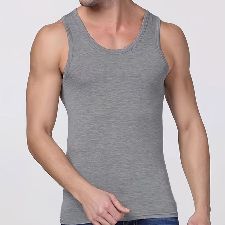 PACK 6 DEBARDEURS HOMME GRIS