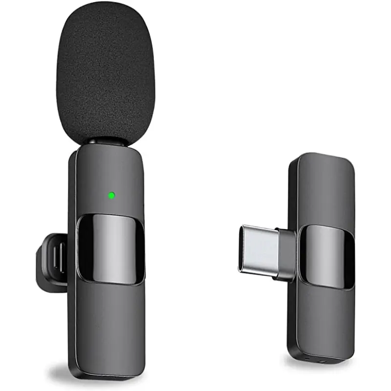 Mini Microphone sans fil Lavalier Type C