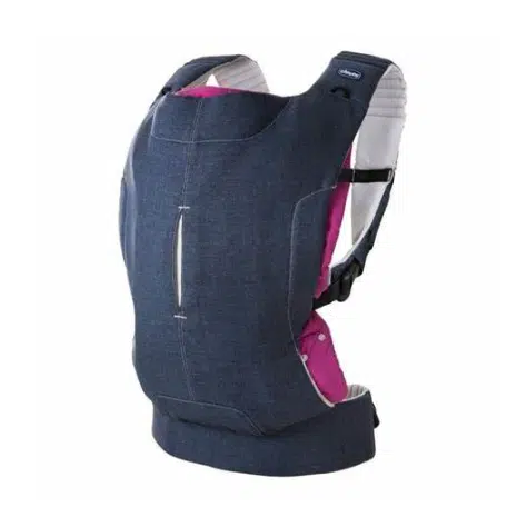 Myamaki Porte-bébé denim cyclamen