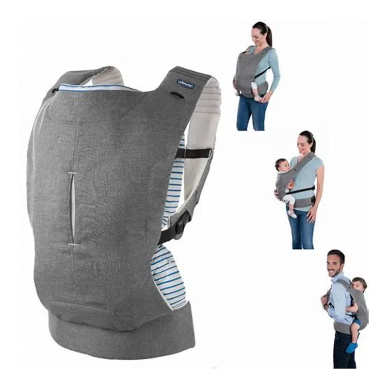 Myamaki Porte-bébé new compl rayures grises