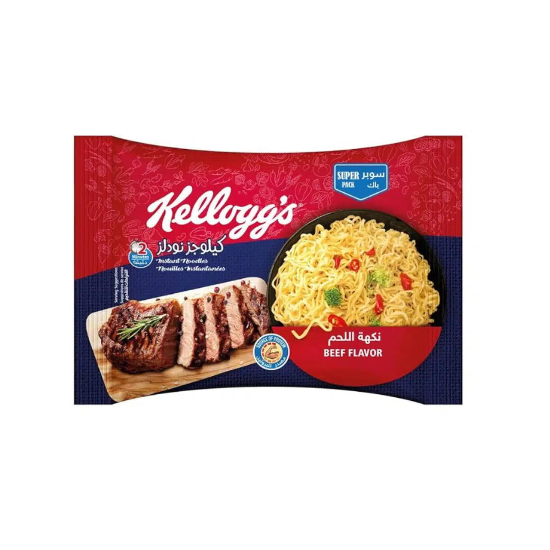 NOODLE 70 GR KELLOGS BEEF
