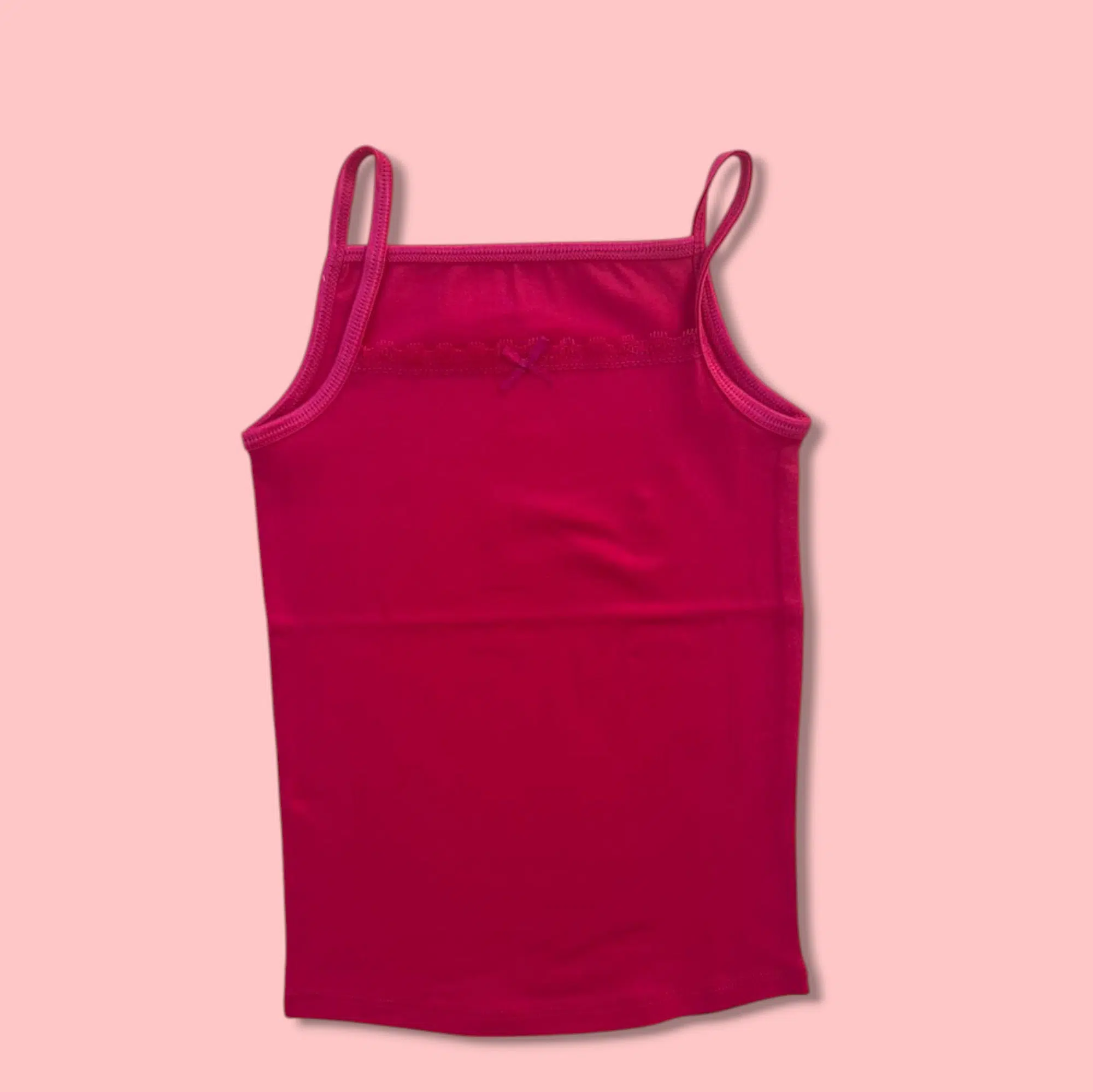 PACK DE 6 DEBARDEURS FILLETTES EN COTON 4-14 ANS