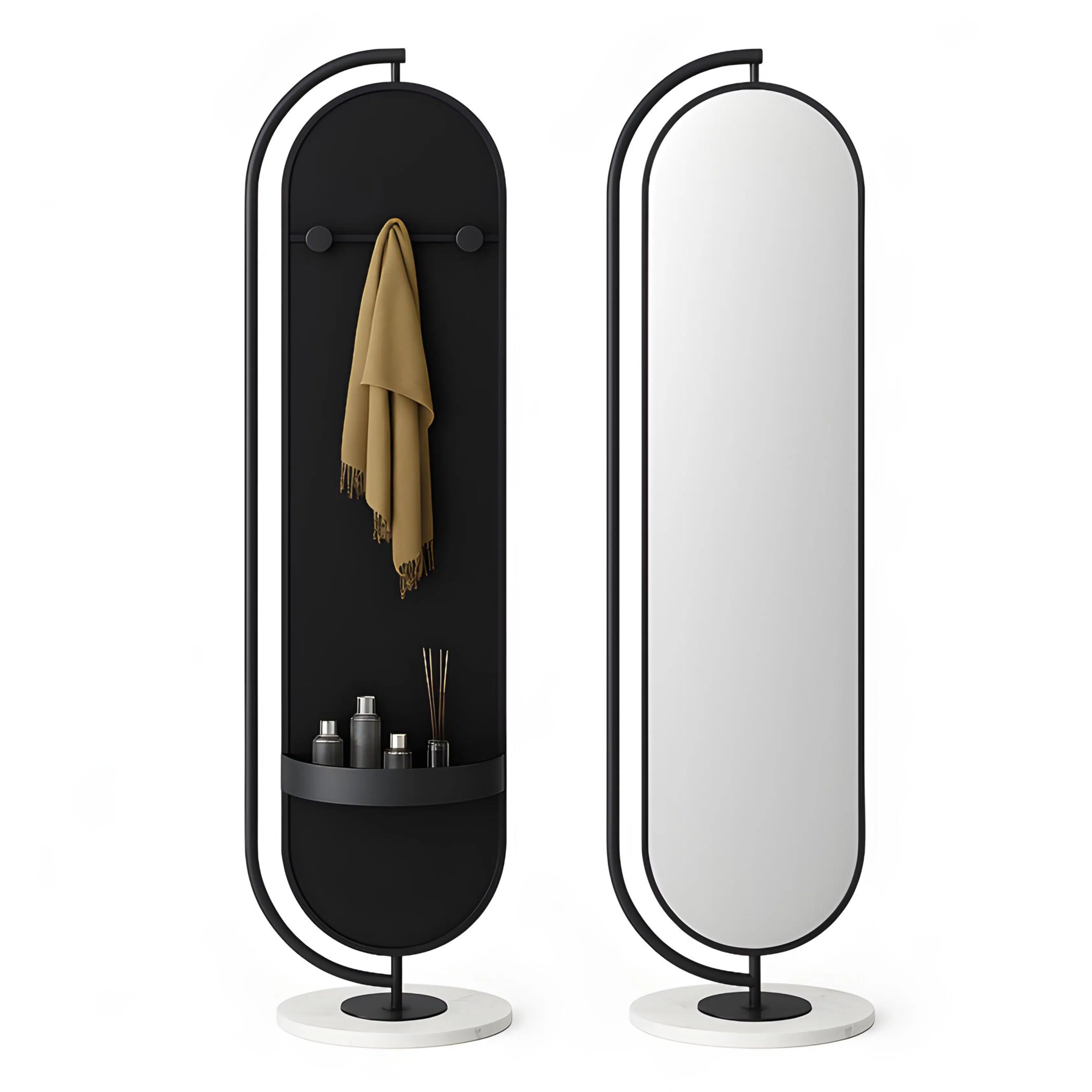 Miroir Sur Pied Noir ALVANA