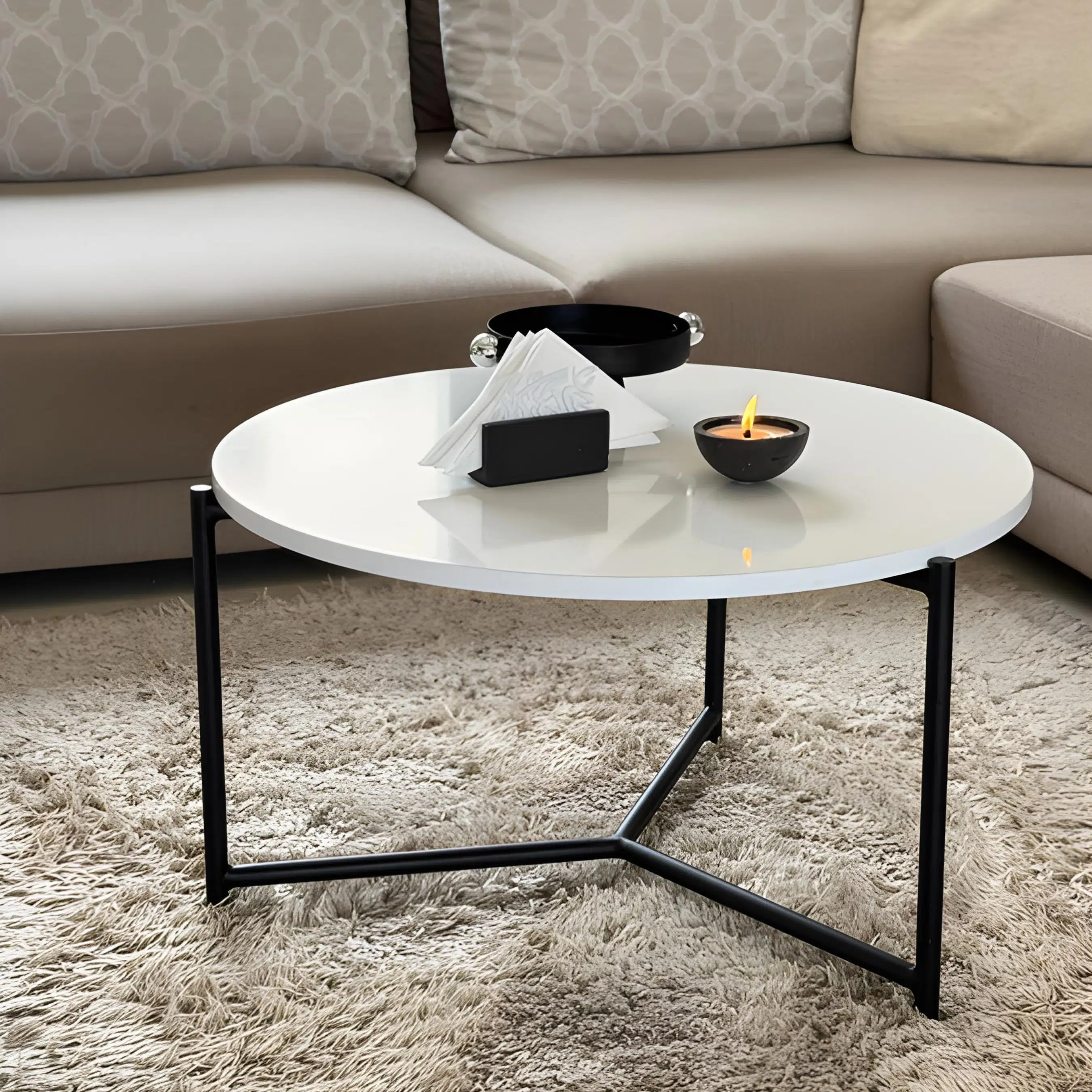 Table Basse DALIA Blanche