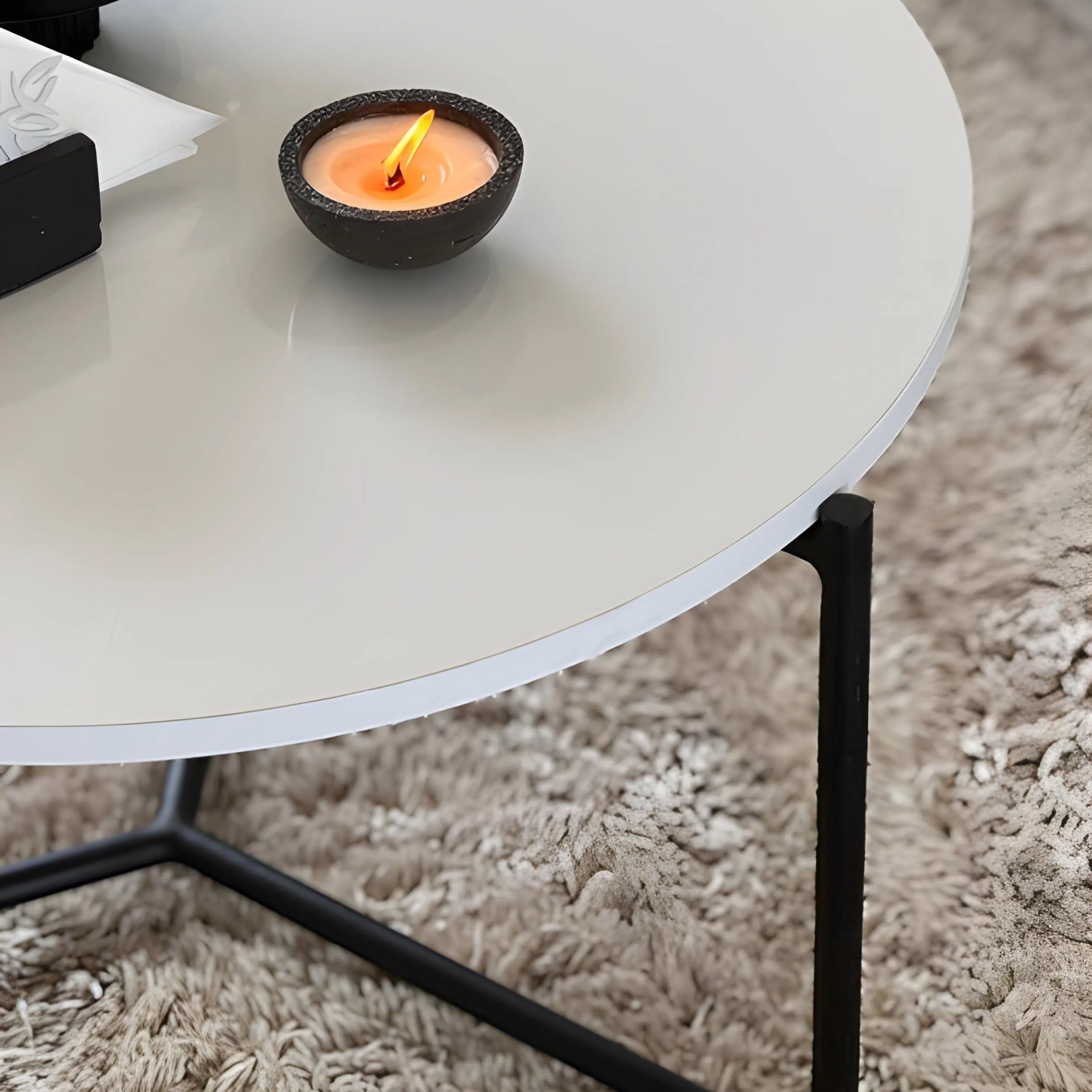 Table Basse DALIA Blanche