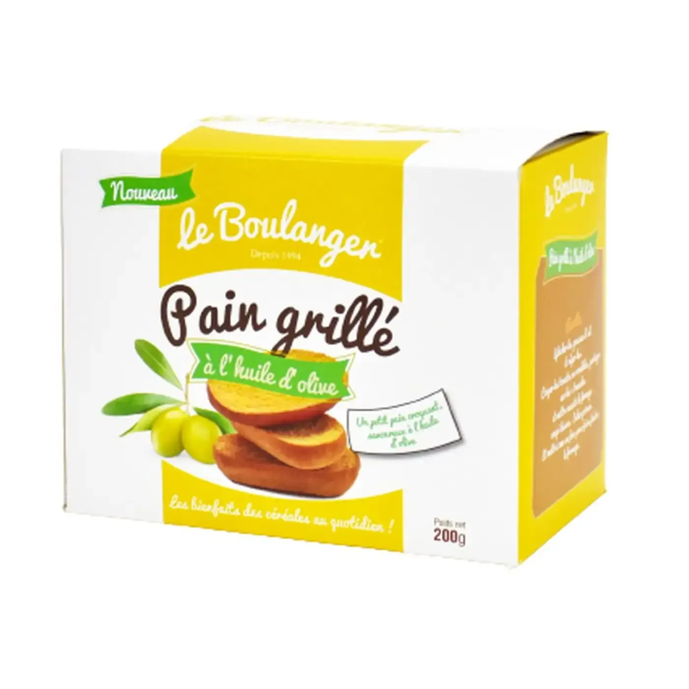 PAIN GRILLE HUILE DOLIVE LE BOULANGER