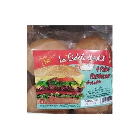 PAIN POUR HAMBURGER LA FIDELE