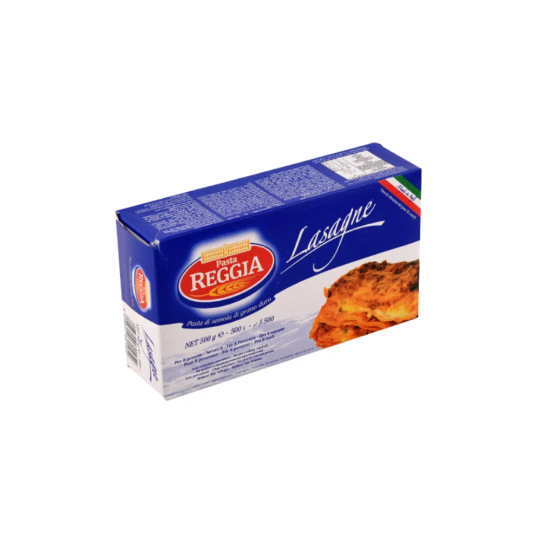 PATE LASAGNE 500 GR REGGIA