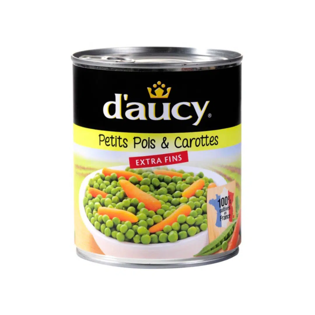 PETITS POIS & CAROTTES 400GR DAUCY