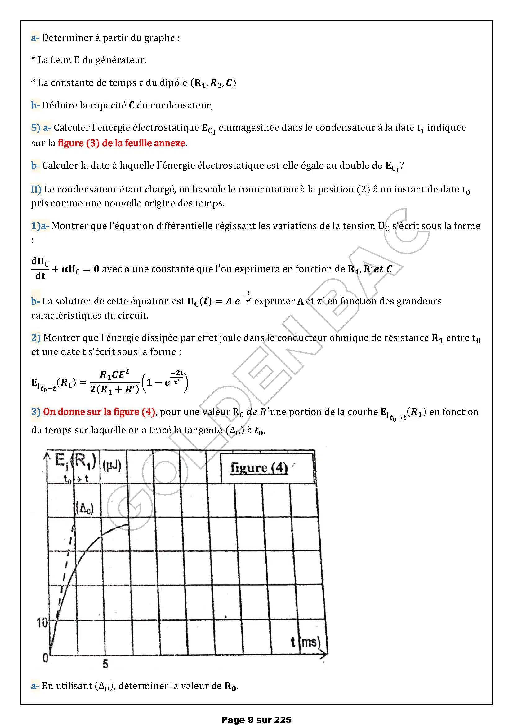PHYSIQUE/CHIMIE - 1ER TRIMESTRE - BAC SC.INFO