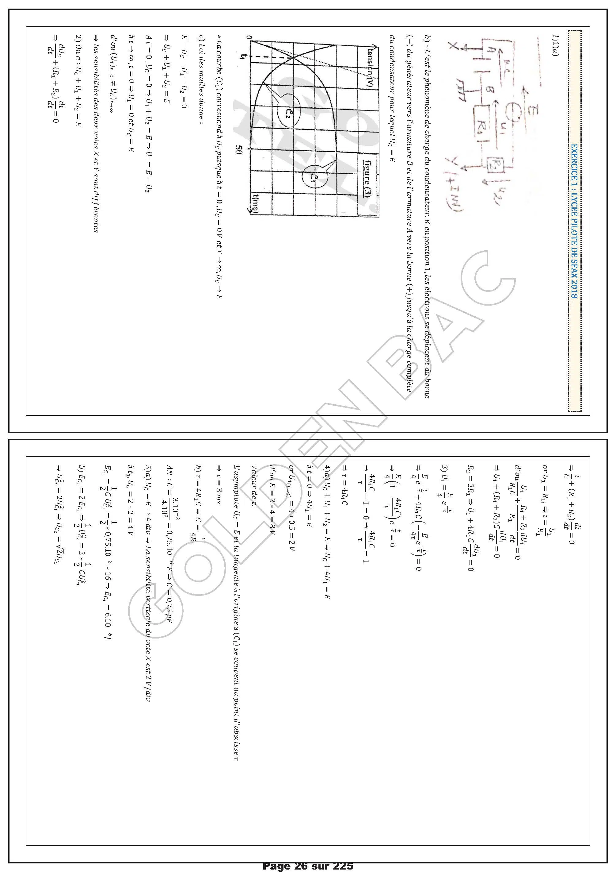 PHYSIQUE/CHIMIE - 1ER TRIMESTRE - BAC SC.INFO