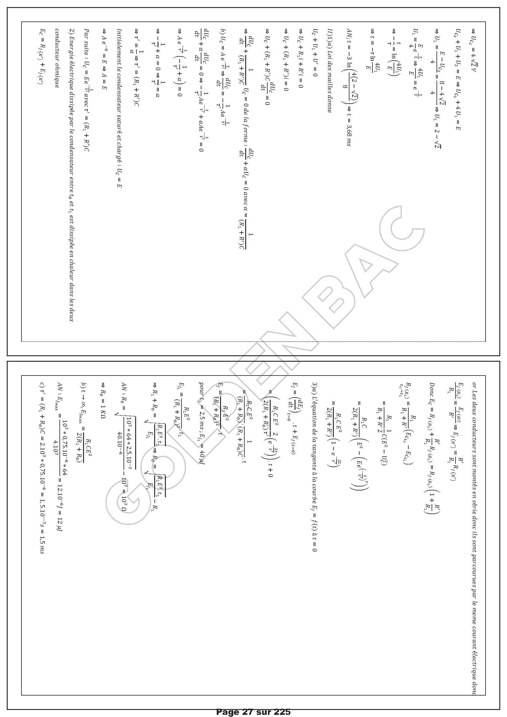 PHYSIQUE/CHIMIE - 1ER TRIMESTRE - BAC SC.INFO