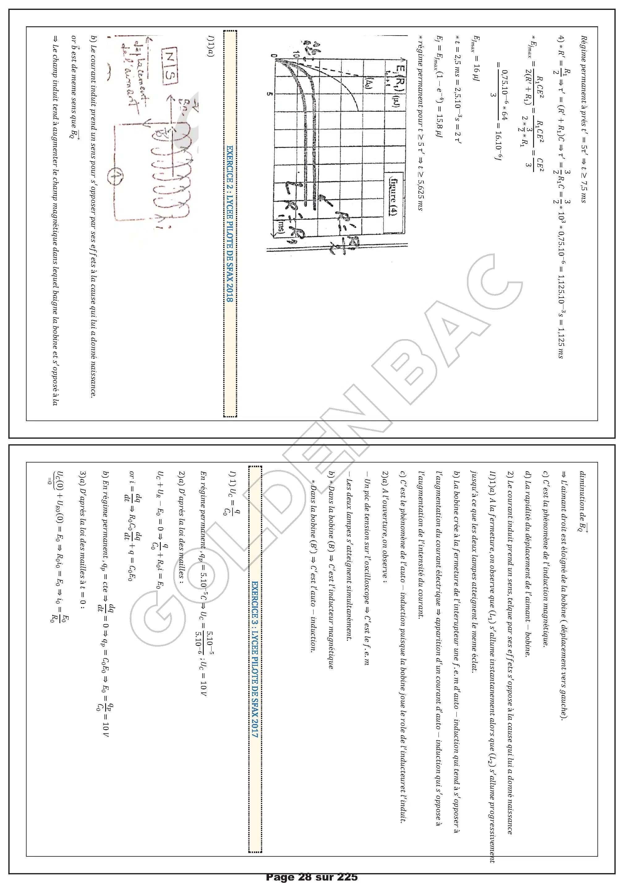 PHYSIQUE/CHIMIE - 1ER TRIMESTRE - BAC SC.INFO