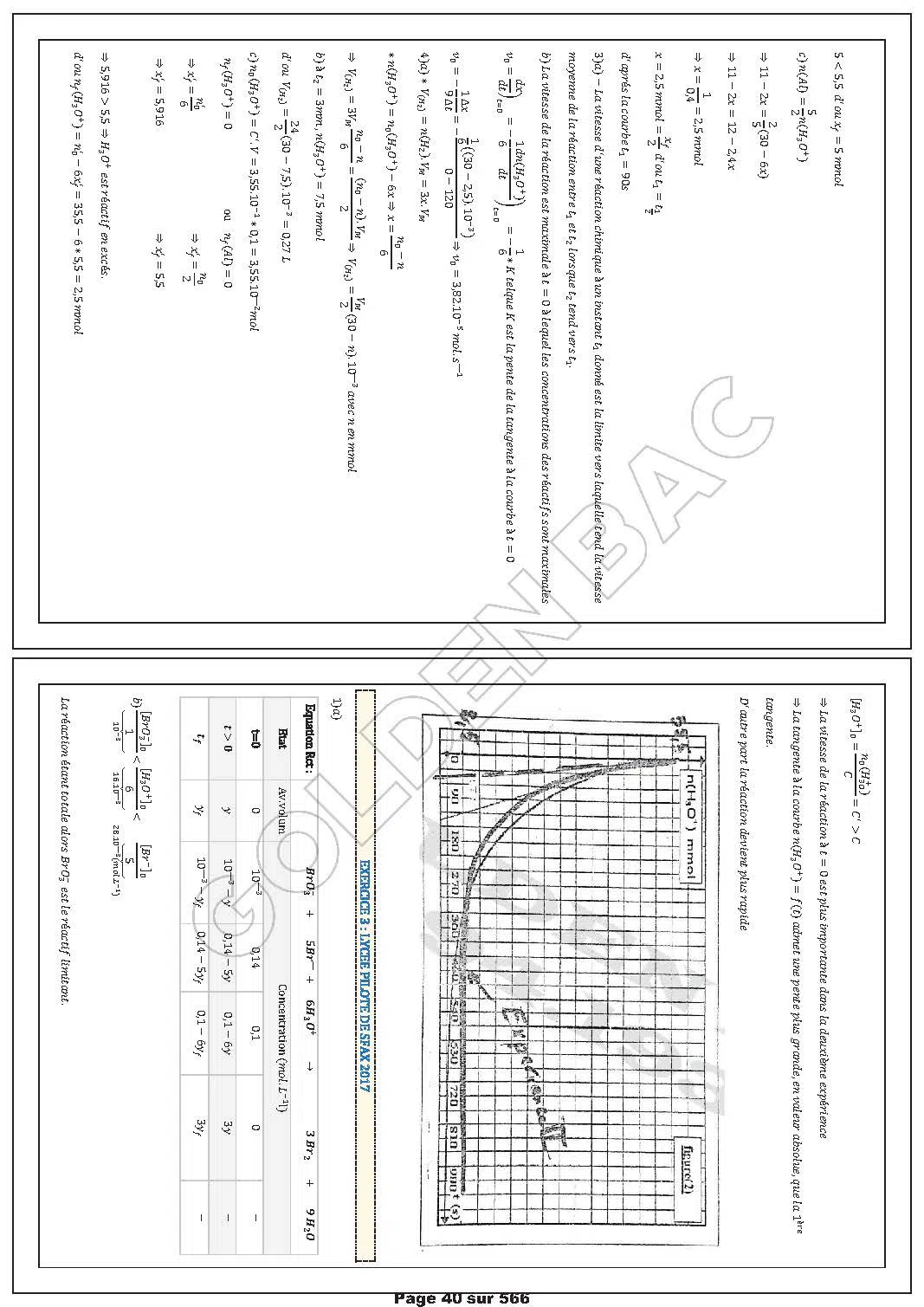 PHYSIQUE/CHIME - 1ER TRIMESTRE - BAC MATHS