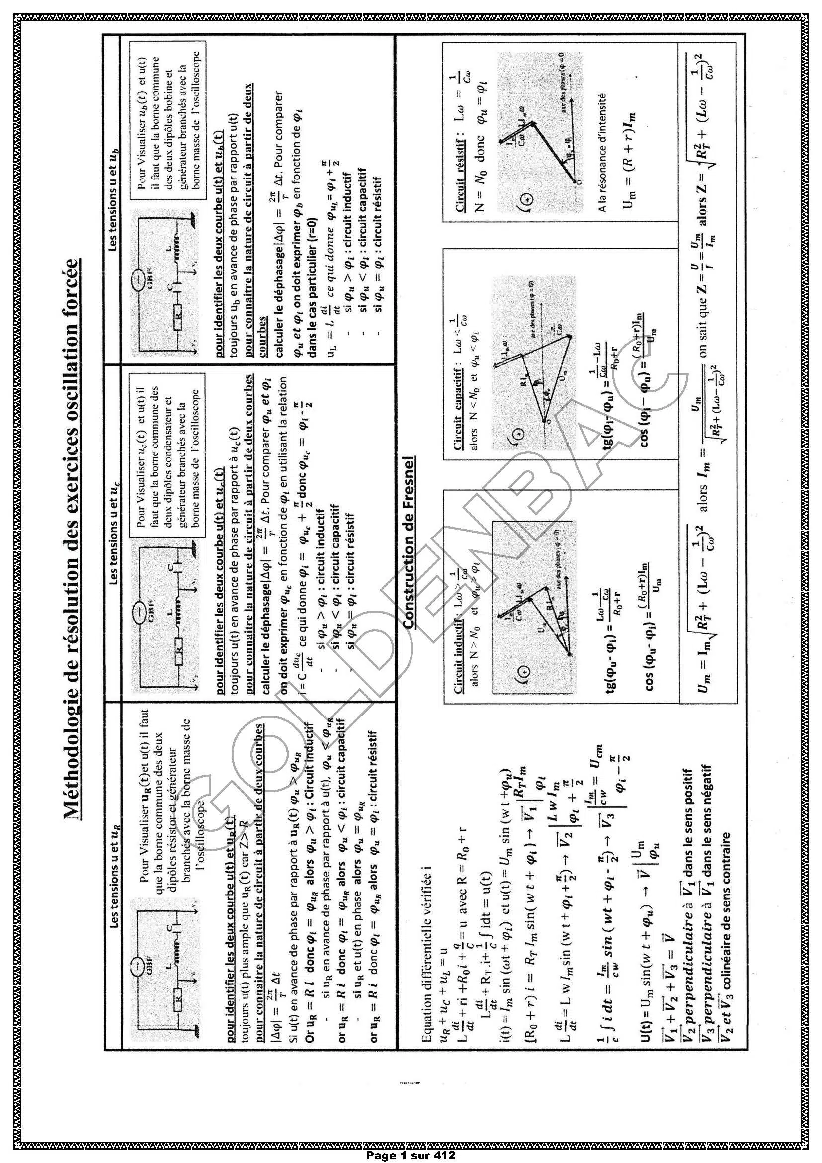 PHYSIQUE/CHIMIE - 2EME & 3EME TRIMESTRE - BAC SC.TEC