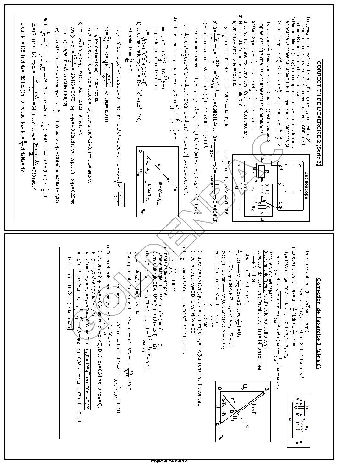 PHYSIQUE/CHIMIE - 2EME & 3EME TRIMESTRE - BAC SC.TEC