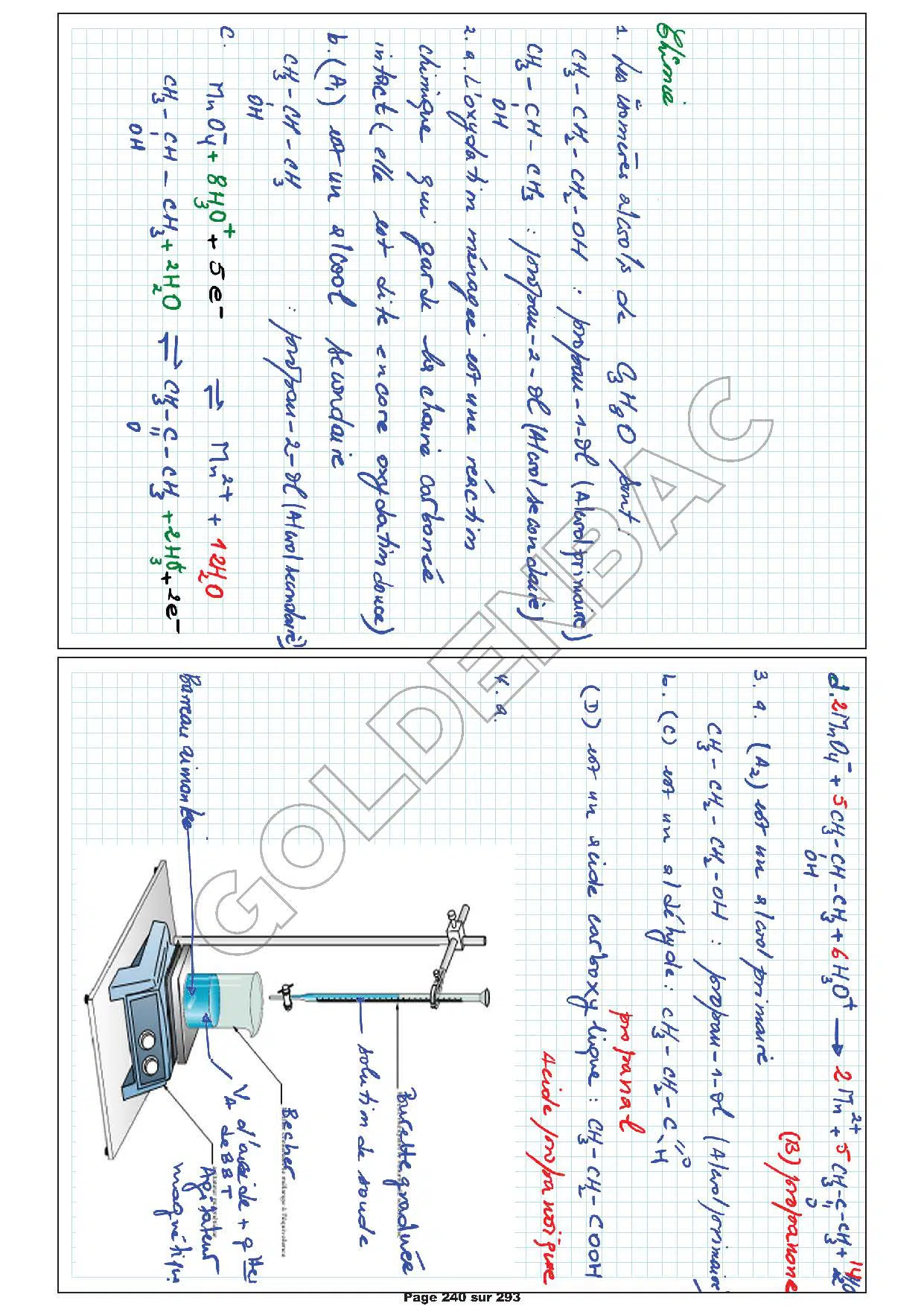 PHYSIQUE/CHIMIE - 2EME & 3EME TRIMESTRE - BAC SC.INFO