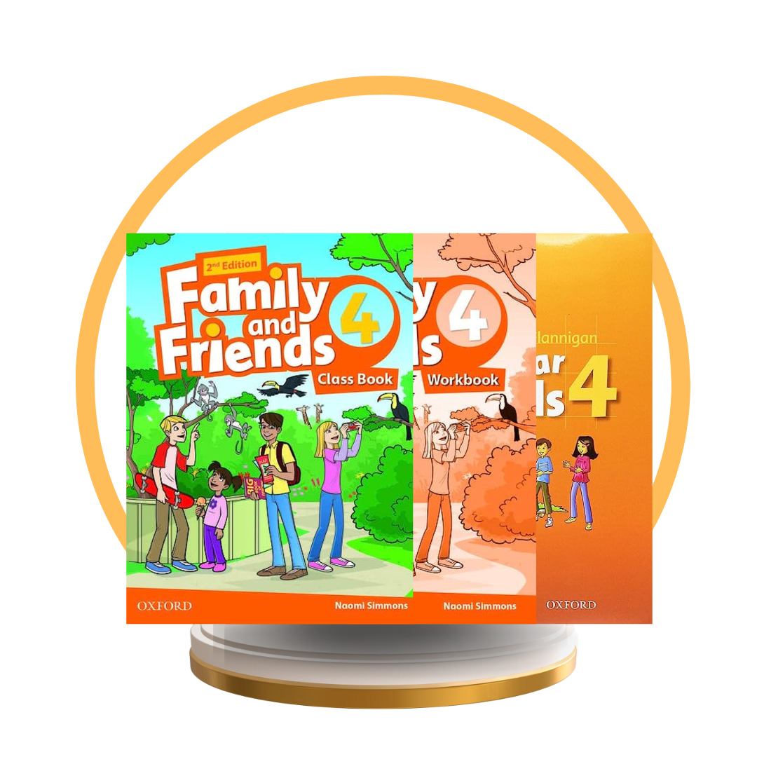 Family And Friends 4 Classbook + Workbook (Grammar Optional)