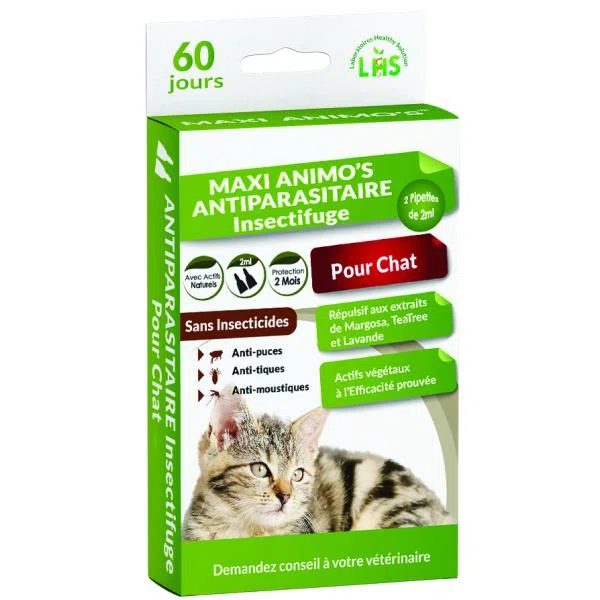 Pipetes antiparasitaire Maxi Animo's