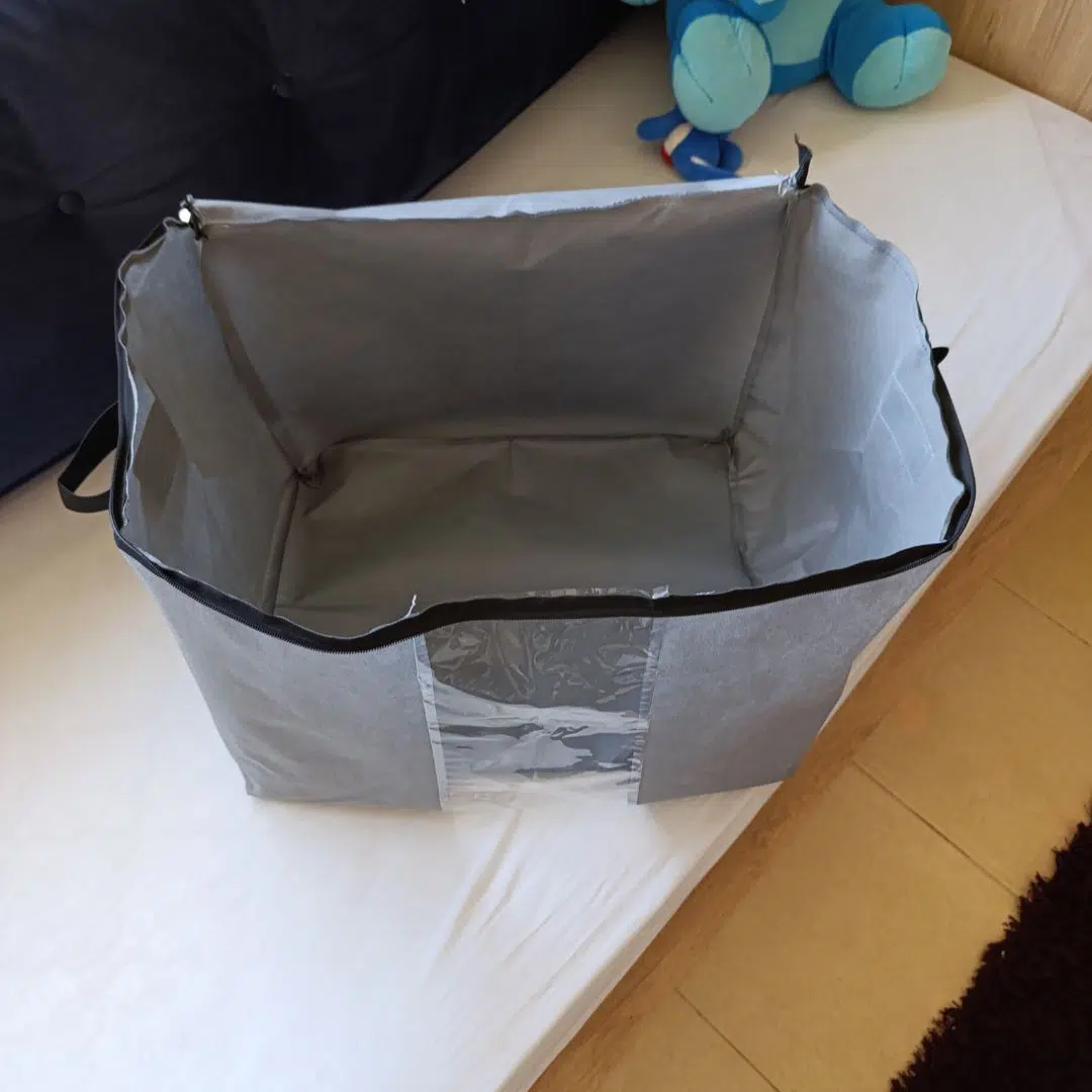 Pack 3 Sac de Rangement en Tissu Non Tissé, Renforcé capacite18 kg