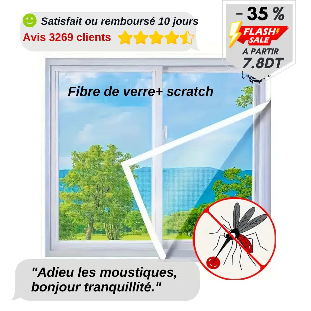 🔥 Moustiquaire scratch prêt a lemploi🔥