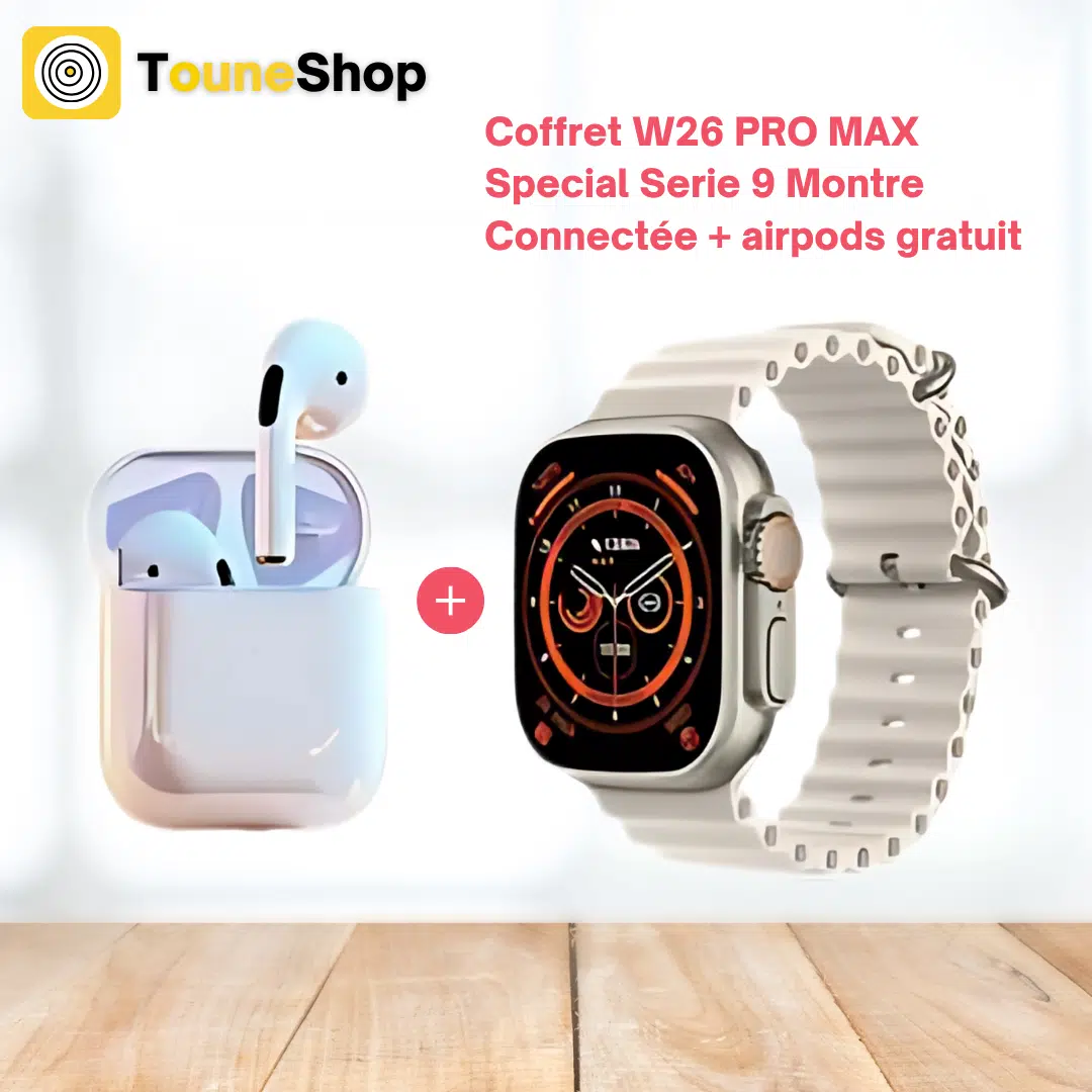 Coffret W26 PRO MAX Special Serie 9 Montre Connectée +